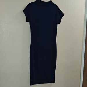 ICON Midnight Black Midi Dress